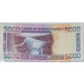 2002 Sierra Leone 5000 Leones Banknote in Crisp Condition. Not seen in our Market.
