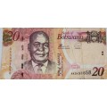 Botswana 20 Pula Banknote