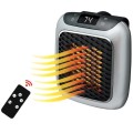 Turbo 800 Handy Space Saving Wall Outlet Heater 800W With Remote Control