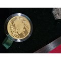 Mandela Palladium & Endangered species gold coin set