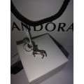 Authentic Sterling Silver Gold Plated Unicorn Pandora Charm