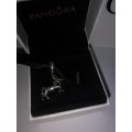 Authentic Sterling Silver Gold Plated Unicorn Pandora Charm