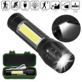 Rechargable Mini USB Torch with Zoom Function