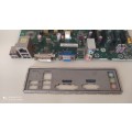 HP LGA1155 Motherboard + Pentium G620 2.6GHz CPU + IO Shield ( Back Plate ) *** Untested ,sold as is