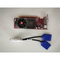 AMD Radeon HD3450 Low Profile Graphics card ***Tested and Working***Dual display***Low Shipping