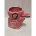 Vintage Royal Art Potteries Longton `C`  -   Pink Duck Egg  Holder