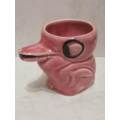 Vintage Royal Art Potteries Longton `C`  -   Pink Duck Egg  Holder