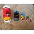 5 Piece Nesting Dolls -  Angry Birds Themed