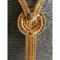 Faux Gold Knot Necklace