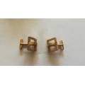 Classic 1950`s Gold Plated Cuff Links