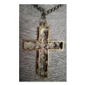 Brass Cross Necklace
