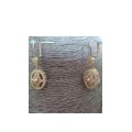2 Piece -  Gold Tone Necklace and Earnings