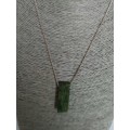 Maw-Sit-Sit Pendant with Silver Chain Necklace