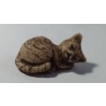 Miniature Cat Sleeping