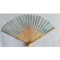Light Bamboo Folding Hand /Decorative Fan -  Blue