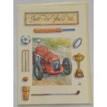 Fathers Day Card (Embossed)  +  Envelope  19cm x 13.5cm