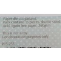 `Happy Birthday` Paper die-cut garland