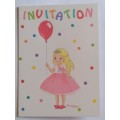 Party invitation Card + Envelope : 15cm x 11cm