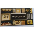 Unused - 21st Invitation +  Envelope  14.5cm x 10cm -  See Note