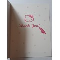Thank you Card +  Envelope   13.5m x 10cm