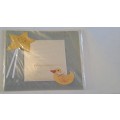 `Congratulations Baby` Card +  Envelope   15cm x 15cm