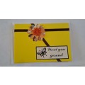 Handmade `Word Gou Gesond` Kaart +  Koevert   15cm x 10.5cm