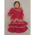 Porcelain Dolls of the World - Honduras  -  +/-23cm x +/-12cm