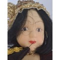 Porcelain Dolls of the World - Indonesia -  +/-23cm x +/-12cm
