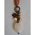 Leather & Beads Necklace