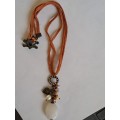 Leather & Beads Necklace