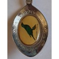 Vintage Souvenir Spoon -Augrabies Falls - Cape Glossy Starling