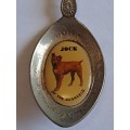 Vintage Souvenir Spoon -Sabie -  Jock of the Bushveld