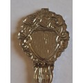 Vintage Souvenir Spoon -Blank Plaque -  Kiss a Snake Today