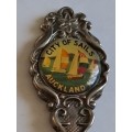 Vintage Souvenir Spoon -City of Sails -  Auckland NZ -  Perfection Silver Plated New Zealand