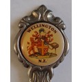 Vintage Souvenir Spoon -Wellington N.Z  - Stuart -  Silver Plated (?)