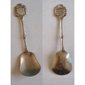 Vintage Souvenir Spoon -Blank Plaque -  Bulb A