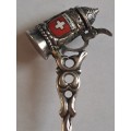 Vintage Spoon -Switzerland -  Silver Plated