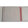 Scrapbook 12` Album + 9 Plastic Sleeves -  2nd Hand