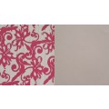 1 Piece Unused -  Paper  30cm x 30cm  Pink Paisley /Plain