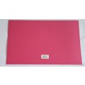 1 Piece Unused -  Double sided paper  30cm x 30cm  Dark Pink Embossed