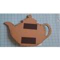 Tea Pot Magnet with 2  `decorative` teabags attached - `Keep Calm`