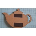 Tea Pot Magnet with 2  `decorative` teabags attached  - `Specialite Do Le Maison`