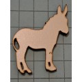 Wooden Embellishments - Donkey