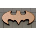 Wooden Embellishments - Bat sign B