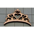 Wooden Embellishments - Crown