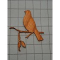 Wooden Embellishments - Bird on Branch