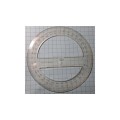 Protractor - +/- 15cm -  360 Degrees - 2nd hand -  note condition
