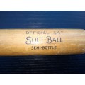 St Mary`s Official 34 Soft-Ball Semi-Bottle Baseball Bat