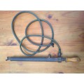 Vintage Brass Water/Pesticide Sprayer with Wooden Handle