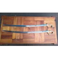 Brass and Steel Shield Crossed Swords Wall Display
